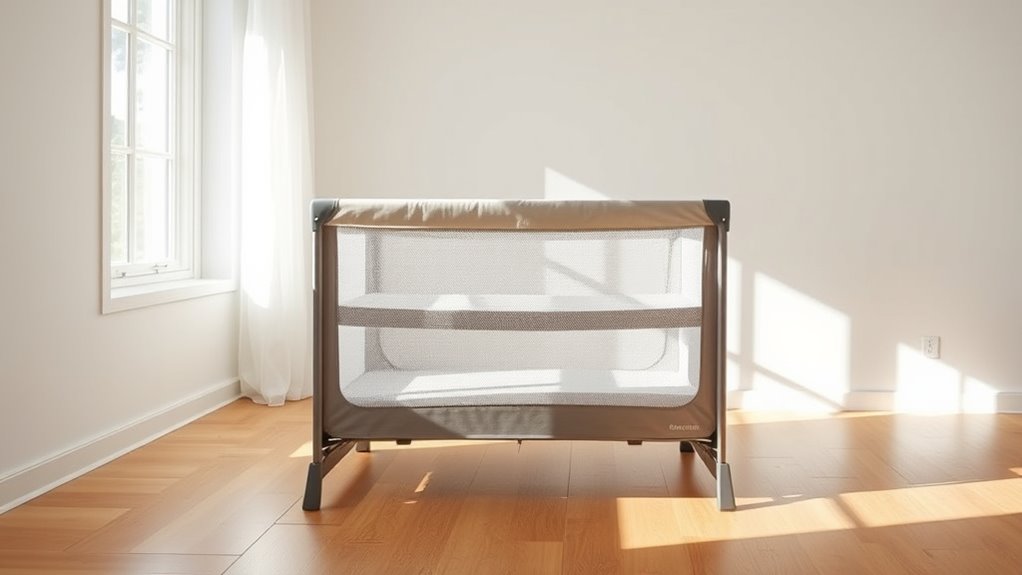 Baby Reisebett mit höhenverstellbarer Matratze: Rückenfreundlich