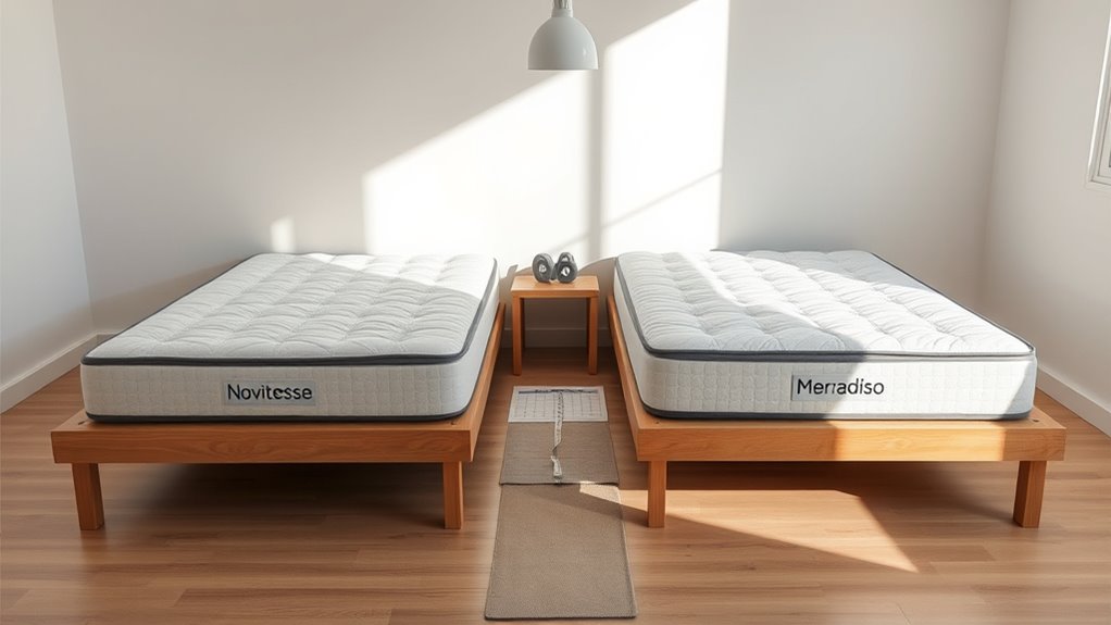 Aldi Matratzen-Test: Novitesse und Meradiso im Vergleich