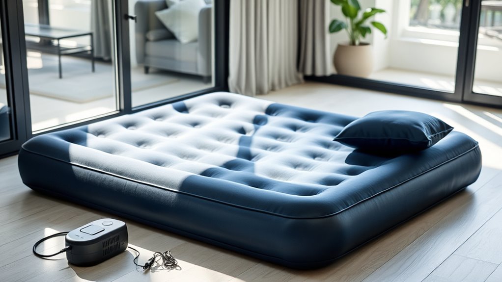 Luftmatratze: Schnell einsatzbereit