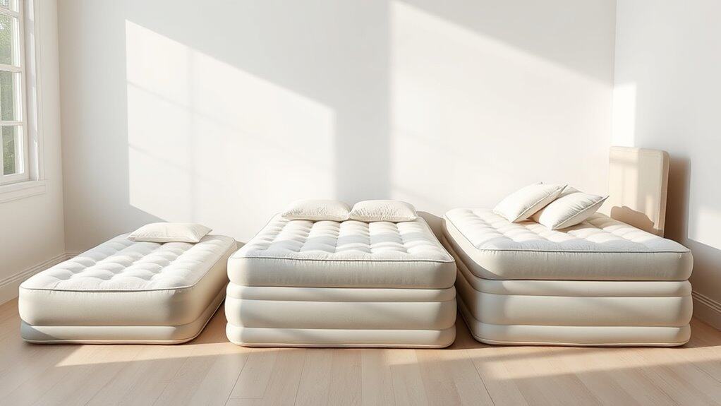 Luftbetten Matratzen: Verschiedene Höhen