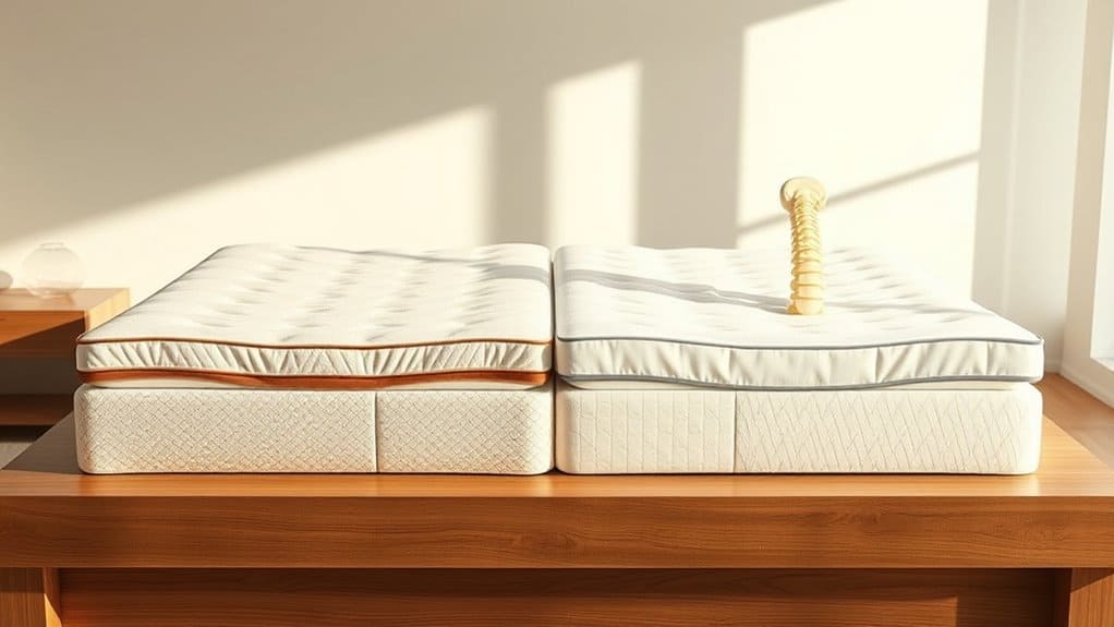 Latexmatratze vs. Kaltschaum: Welche ist besser für Ihren Rücken?