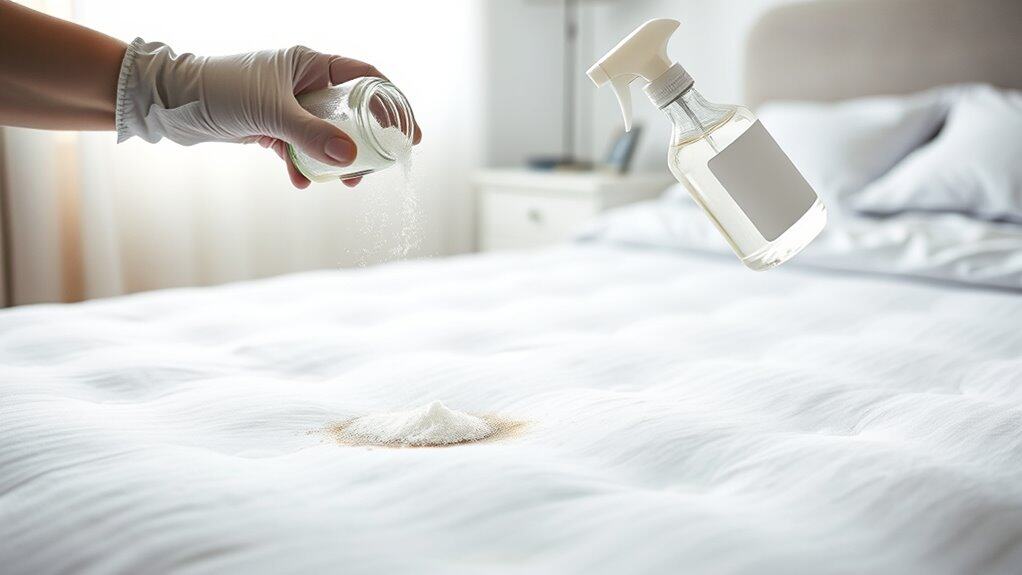 Backpulver Essig Urinentfernung