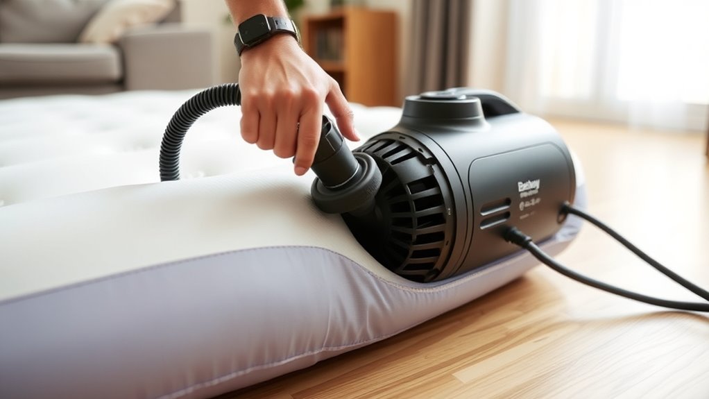 Bestway Matratzenaufblasung: Anleitung