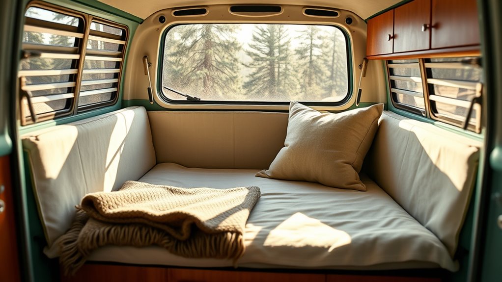 VW Bus Matratze: Klassischer Umbau