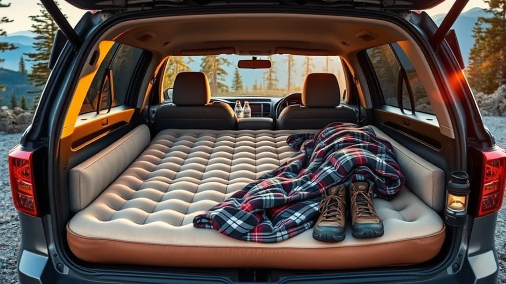 Caddy Matratze: Camping in einem kleinen Auto