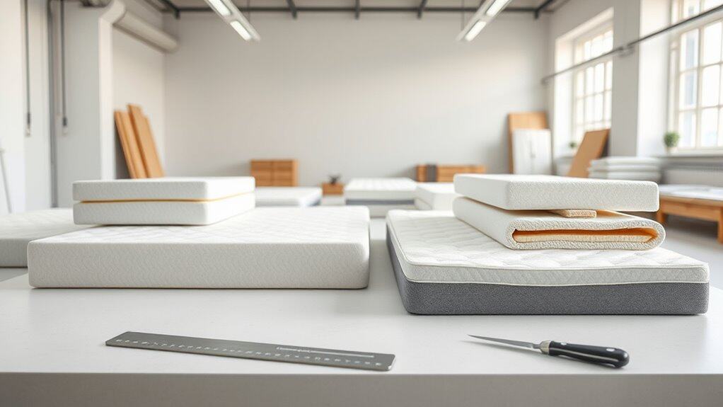 Sonderzuschnitt-Matratzenmaterialien