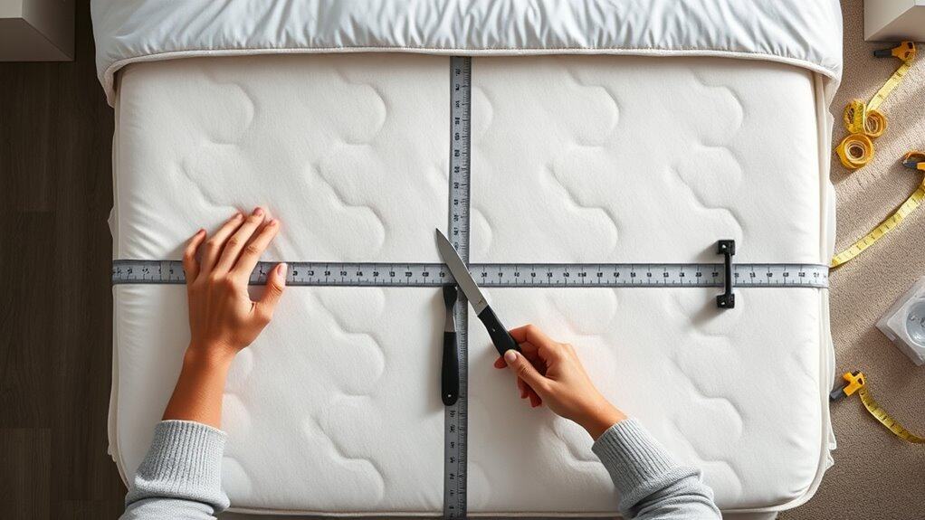 Matratze selbst zuschneiden: Tipps und Tricks