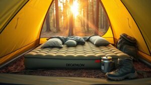 Decathlon aufblasbare Campingmatratze