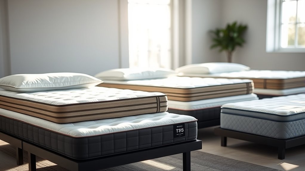 T5 Matratze: Verschiedene Varianten