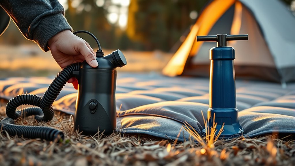 Pumpe für Matratze: elektrisch oder manuell