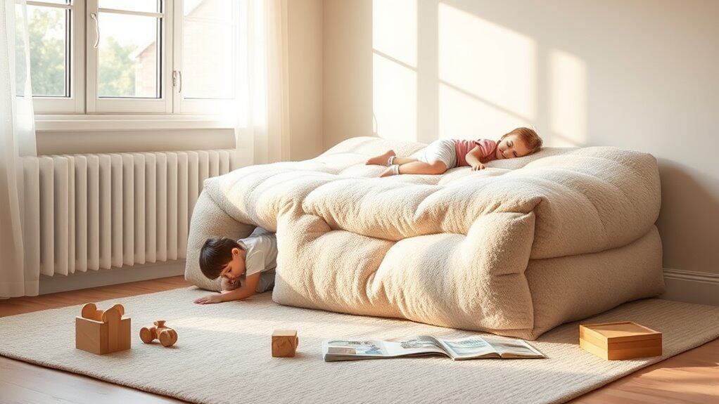 faltbare Würfel-Spielmatratze