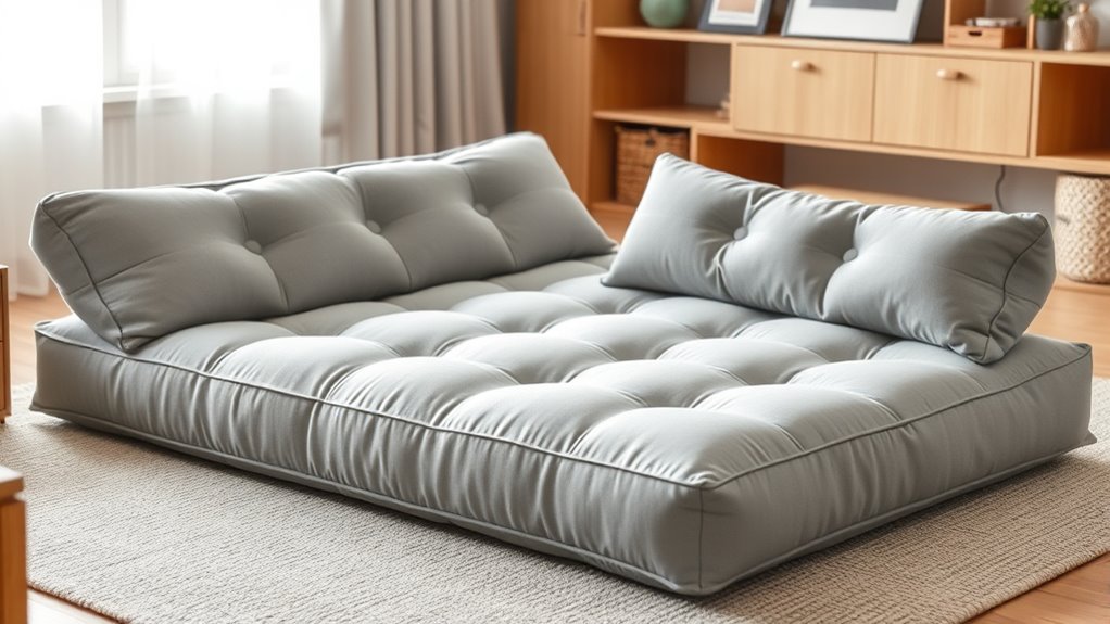 Klappbare Matratzen-Sitzauflage: Multifunktional