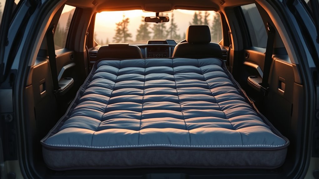 Rücksitzmatratze: Faltbar