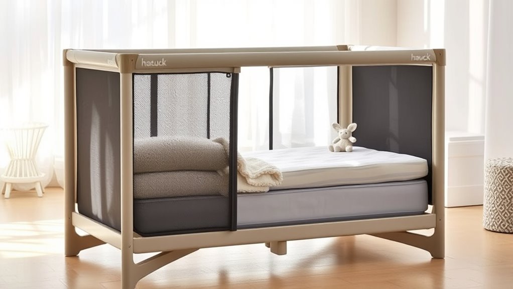 Reisebett Hauck mit Matratze: Babyausstattung