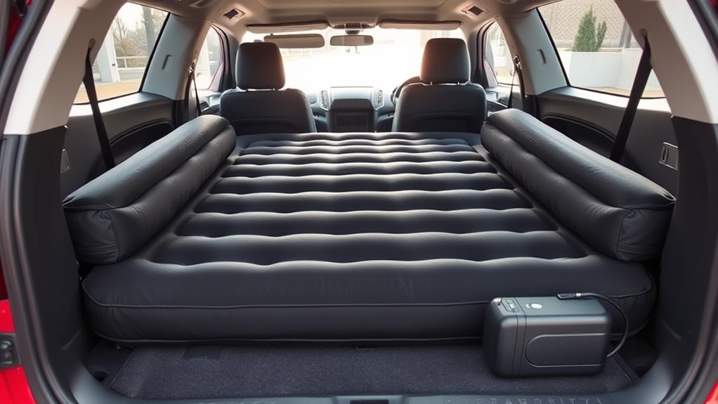 Aufblasbare Auto-Matratze: Mit Pumpe