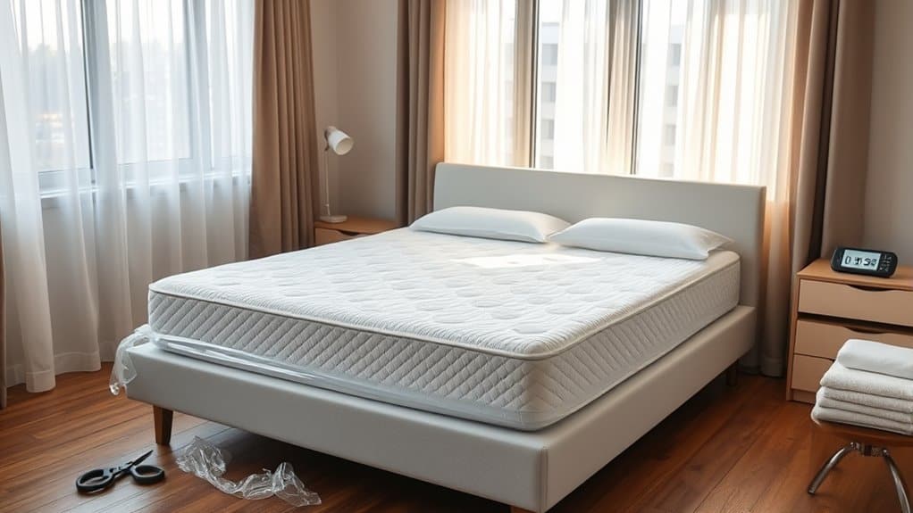 Neue Matratze auspacken: Wie lange sollte man warten?