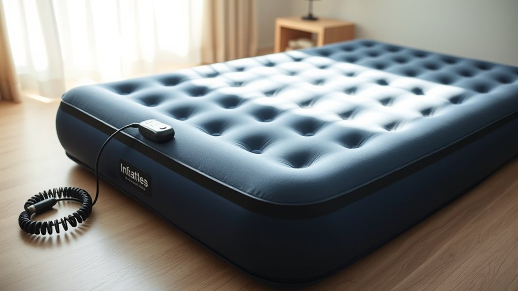 Matratze mit Pumpe: Schnelle Aufblasfunktion