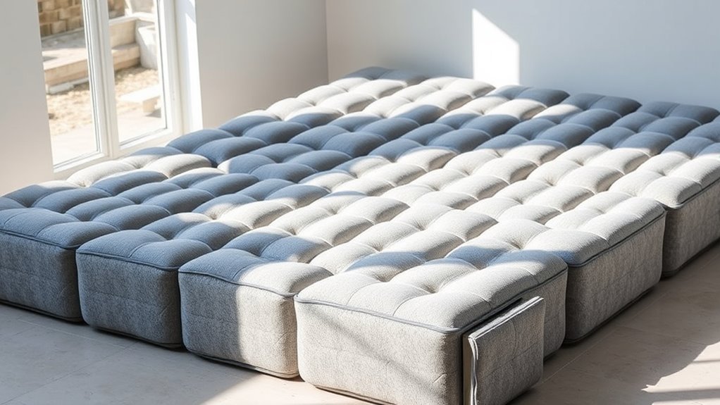 modulares Matratzenwürfelsystem