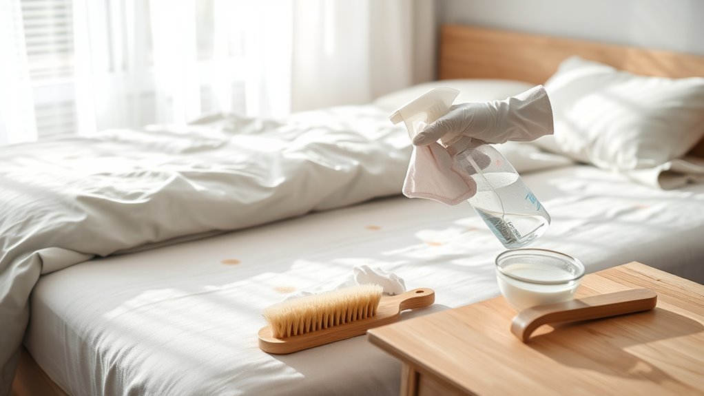 Stockflecken aus einer Matratze entfernen: Schimmel oder harmlos?