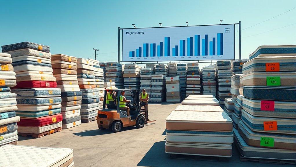 landesweite Matratzenrecyclingkosten