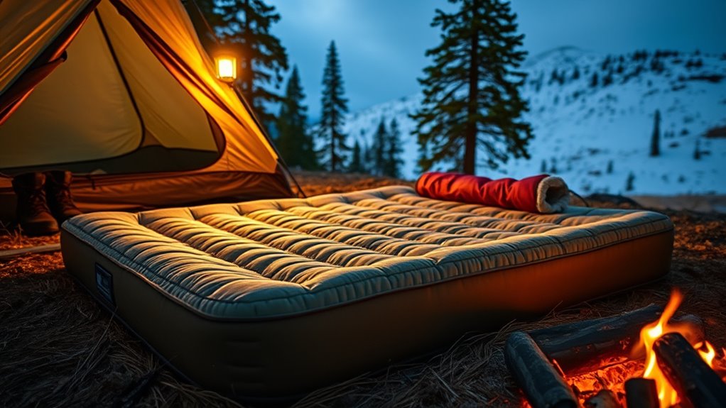 Matratze zum Campen: Übernachtung im Freien