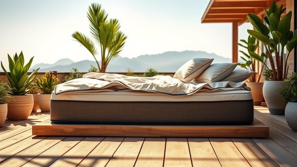 Matratze im Freien: Geeignet für den Außeneinsatz