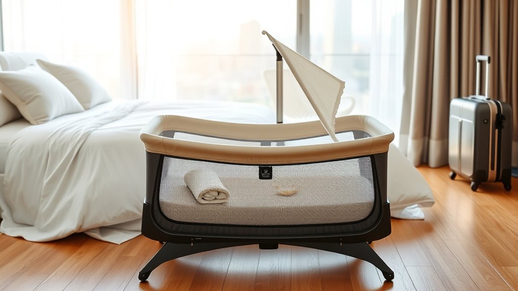 Baby-Reisebett mit Matratze: für unterwegs