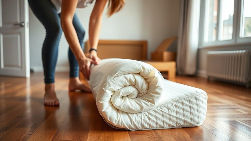 Matratzen-Rolltrick: So packen Sie sie wieder ein