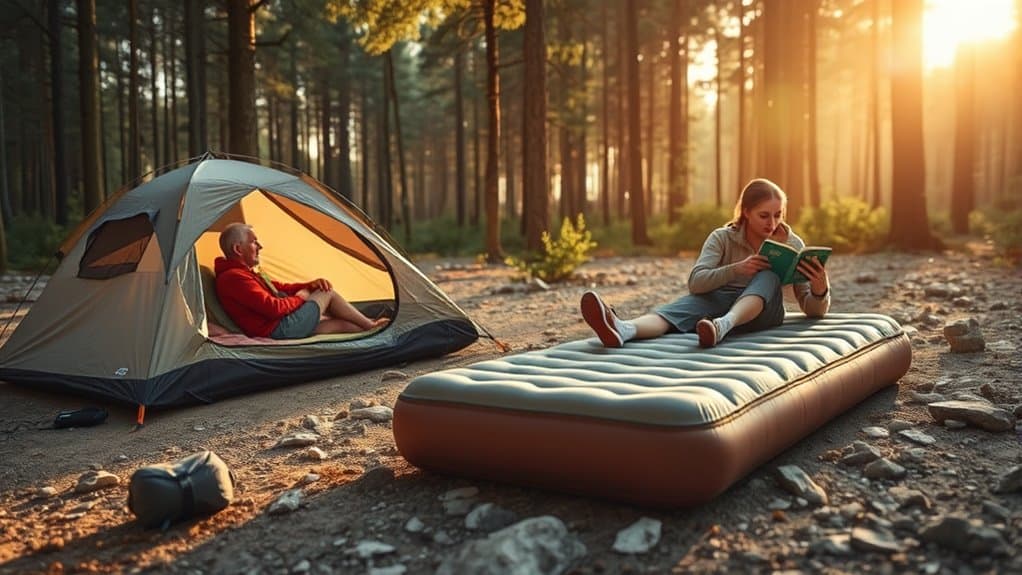 Selbstaufblasende Campingmatratze: Vorteile und Nachteile
