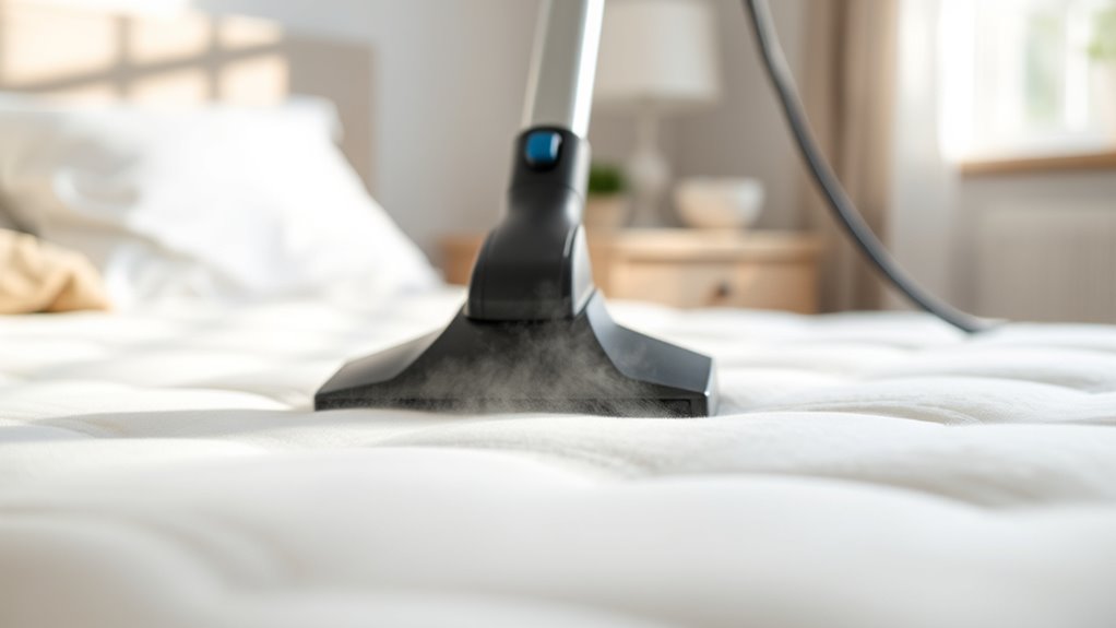 Matratze dampfreinigen Milbenentfernung