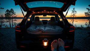 Tesla elektrische Campingmatratze