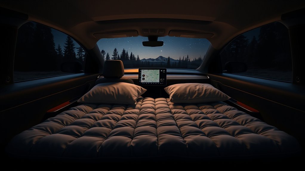 Tesla Matratze Model Y: Camp-Modus verwenden