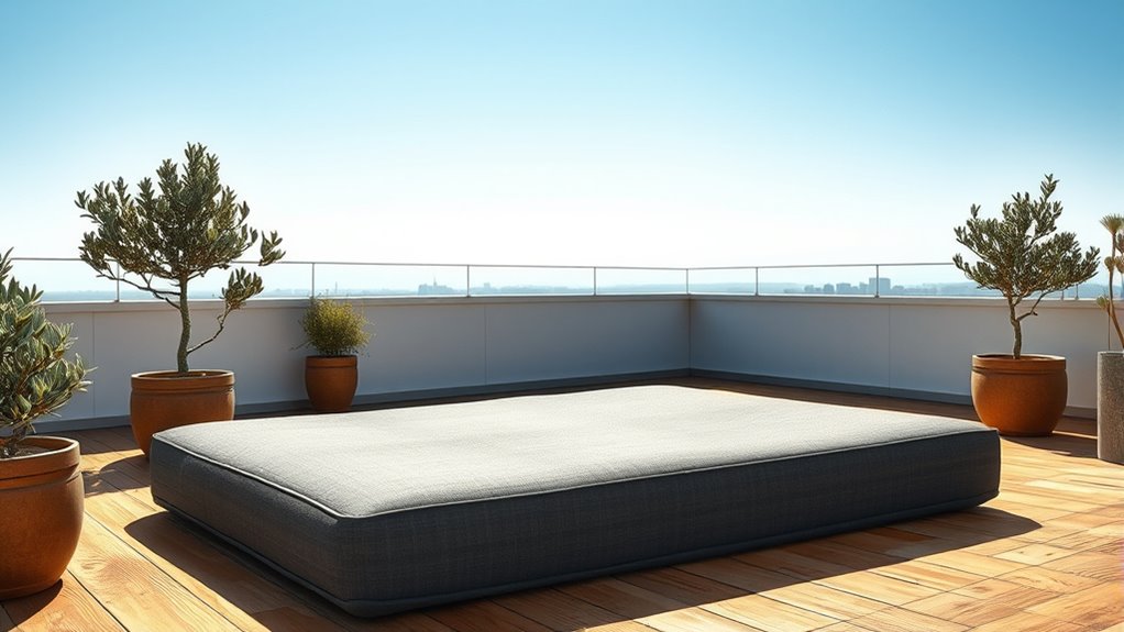 Outdoor-Matratze: UV-beständig