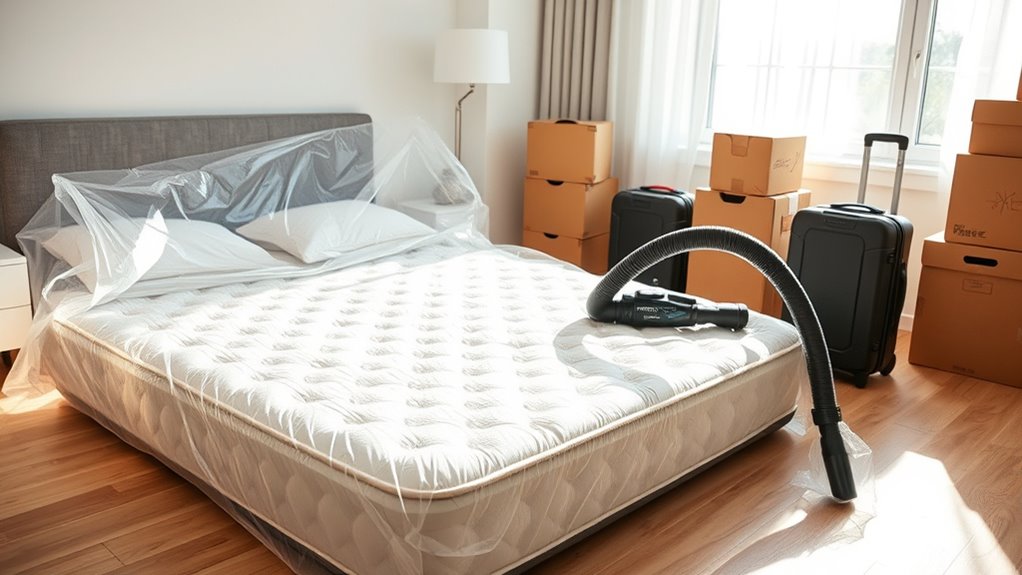 Vakuumverpacken einer Matratze: Anleitung für platzsparenden Transport