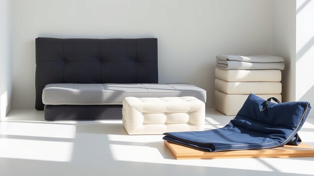 Klappmatratzen: Verschiedene Varianten